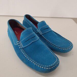Gant Men's Suede Driving Loafer Blue Size 10